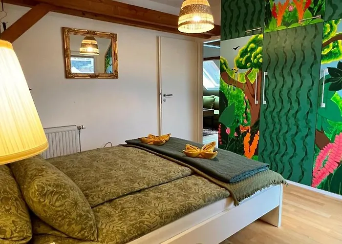 Rooftop Arts&crafts Apartment, Zentral Und Ruhig, 3 Dachterrassen Апартаменти Аугсбург